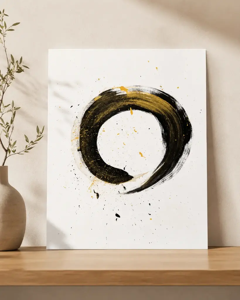 Original Kalligraphie - Enso