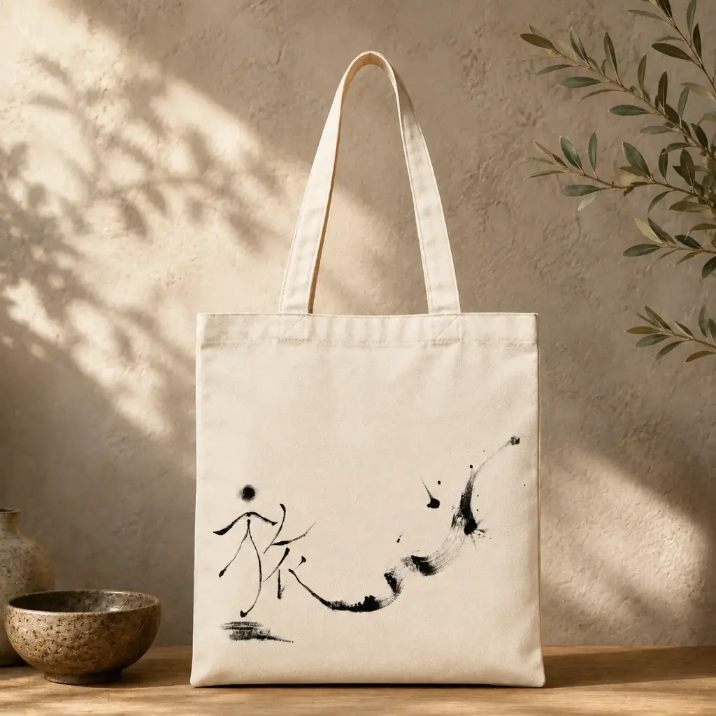 Kalligraphie-Tasche – Dein eigener Weg 旅