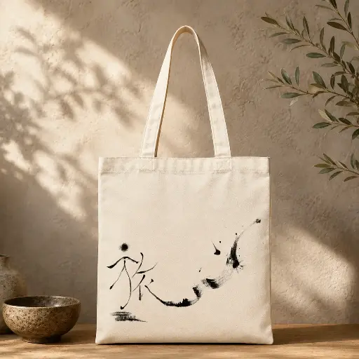Kalligraphie-Tasche – Dein eigener Weg 旅